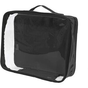 Clear medium packing cube transparent travel storage organizer for suitcase carr